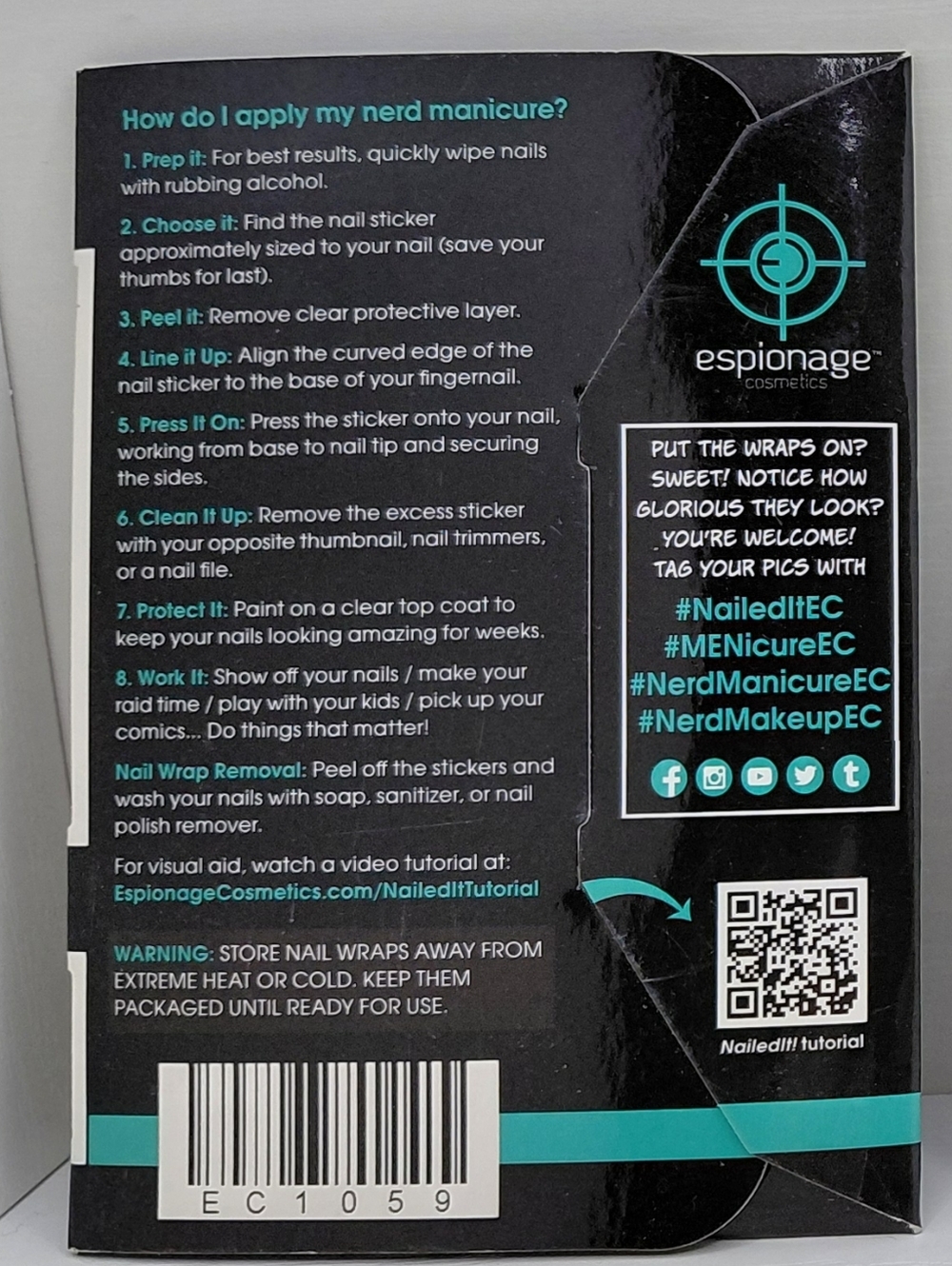 NWT Espionage Nailed It! Nail Wraps: Dogs, Super Heroes, Lunar Phase Claw Covers - Picture 5 of 9